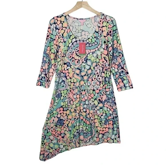 Lilly Pulitzer Ariana Asymmetric Dress Womens Size Small Gypsy Jungle NWT $168 - Picture 3 of 10